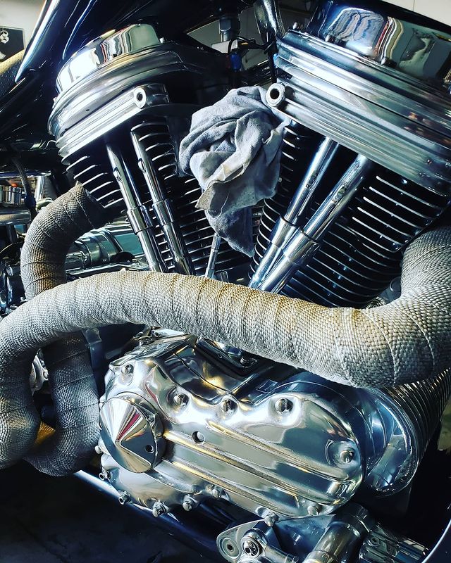 Pulled off Carbs on a Chopper