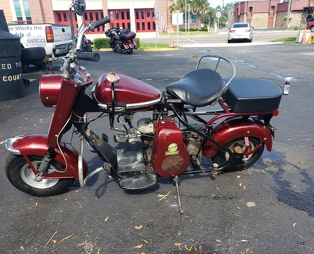 Here is a old classic any takers cushman