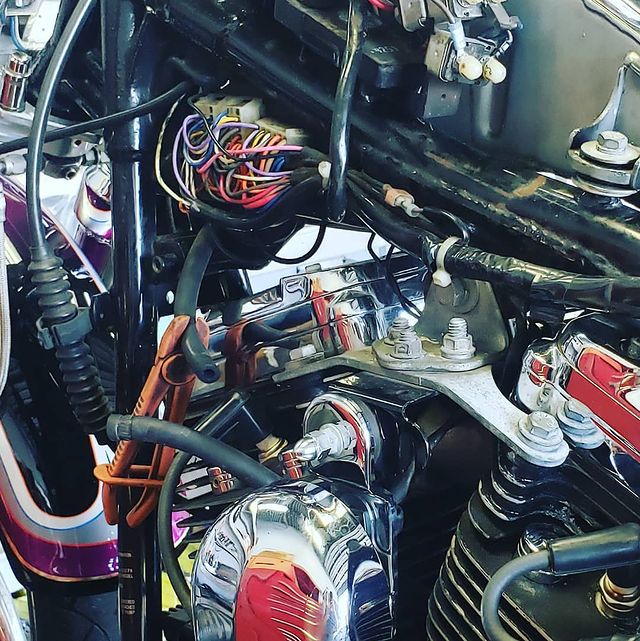 Broken Wire Somewhere in this V-Twin